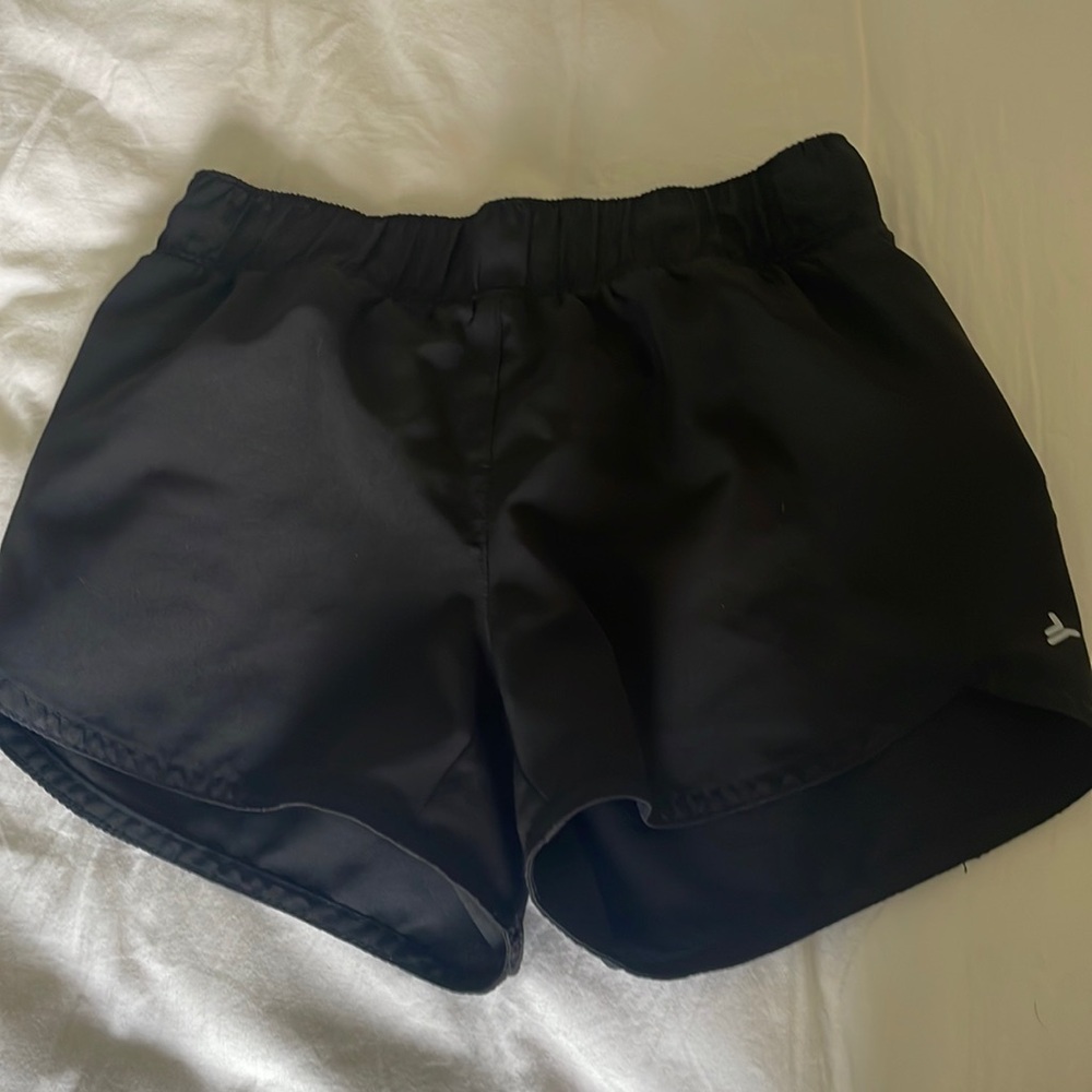 Girls black athletic shorts Old Navy